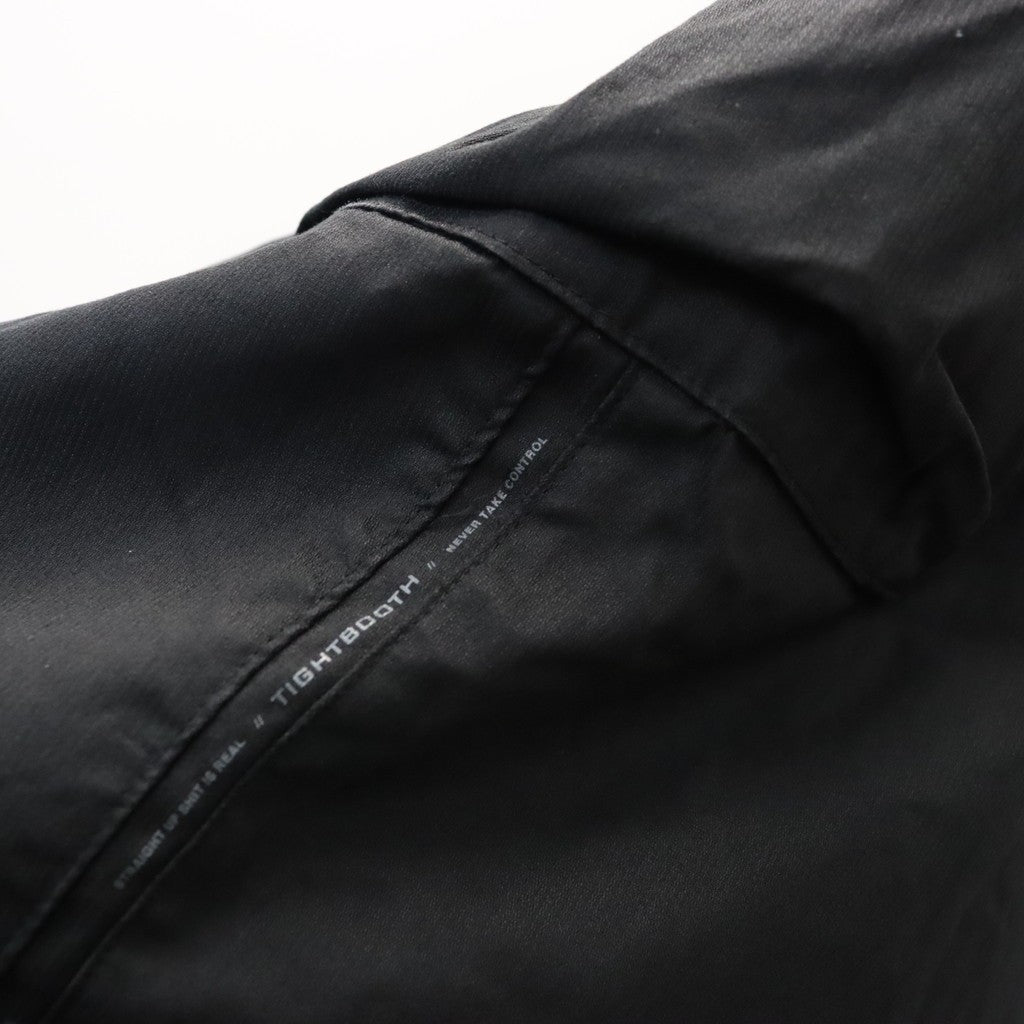 STRIPE BAGGY CARGO PANTS #Black [SU26-B06]