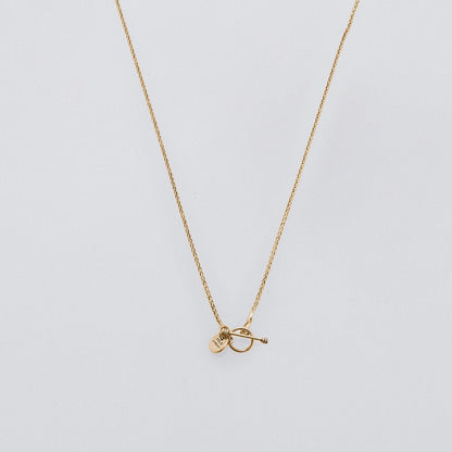 Mirrorball Link Necklace 60cm #GOLD [XON005AG]