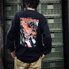 TERRIFIER | 水洗重磅圓領長袖T卹 #黑色 [TERRIFIER-WM-LT01]