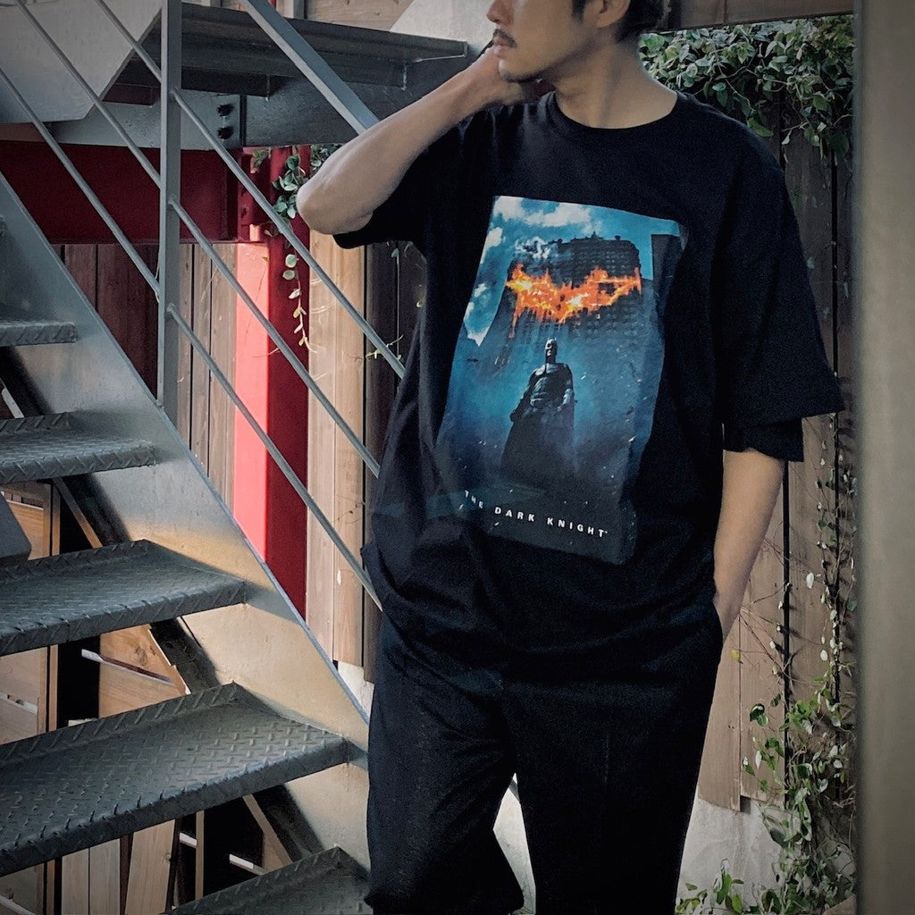 THE DARK KNIGHT TRILOGY | CREW NECK T-SHIRT ( TYPE-2 ) #BLACK [TDKT-WM-TEE02]