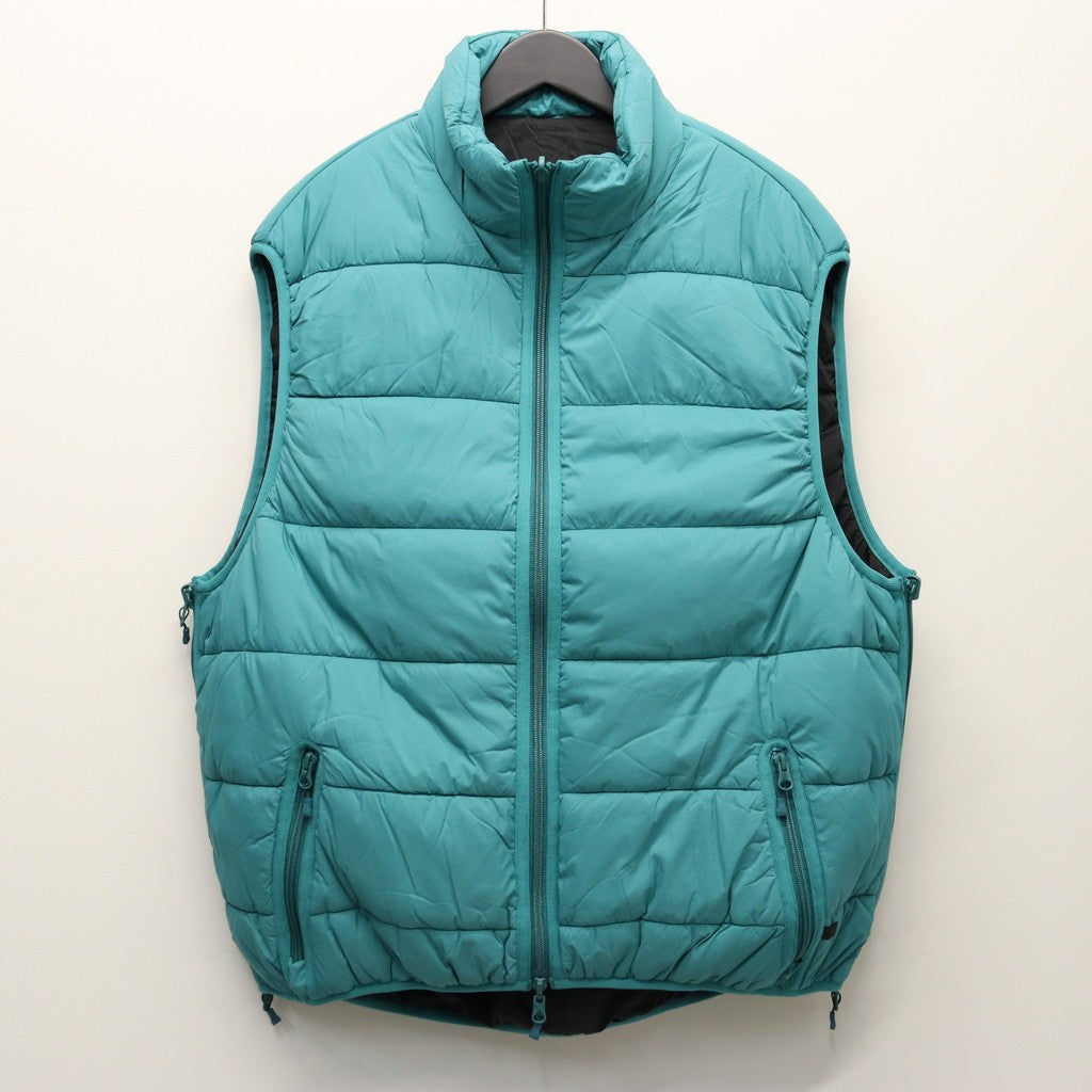 TECH REVERSIBLE CLIMBERS PUFF VEST #EMERALD GREEN×BK [BW-23025W]