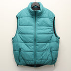 TECH REVERSIBLE CLIMBERS PUFF VEST #EMERALD GREEN×BK [BW-23025W]
