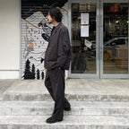 TECH LOOSE 2B JACKET TWILL #CHARCOAL [BJ-56024]