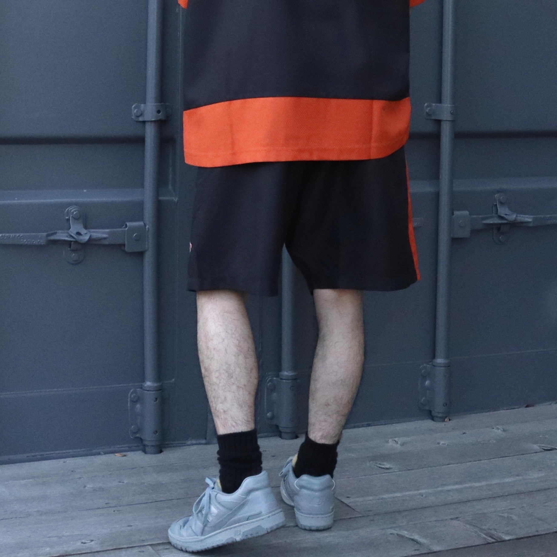 COLLEGE DOBBY SHORTS #Black [SU25-B05]