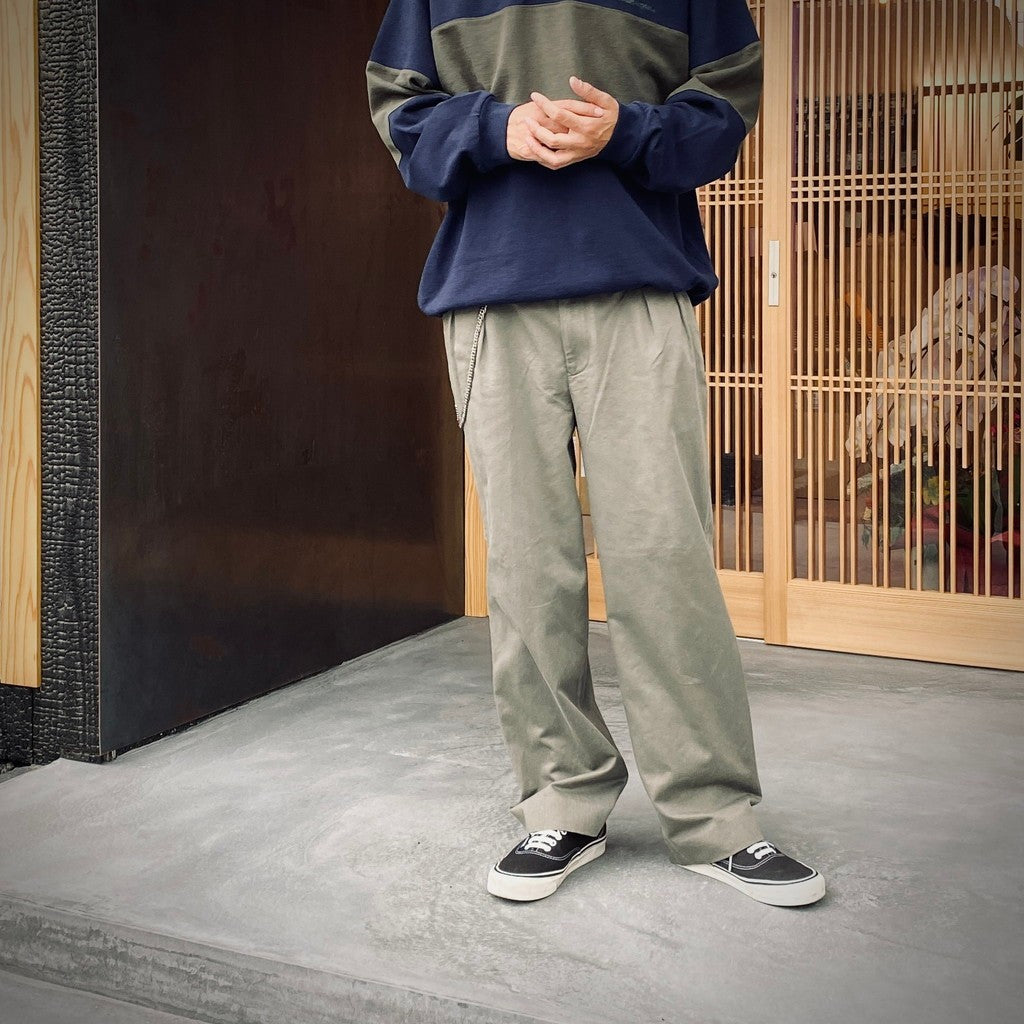 Ventilation Chino Slacks #Brown Khaki [SD25F-PT04] – cocorozashi