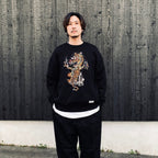 TIM LEHI | JACQUARD SWEATER #BLACK [26SS-WMK-KN07]