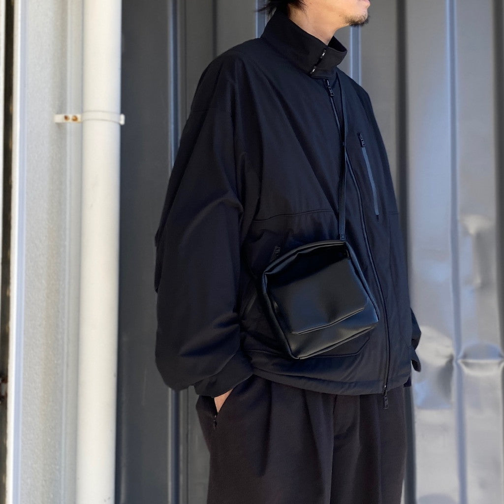 TECH LEATHER MINI POUCH #BLACK [FLE34241B0002]