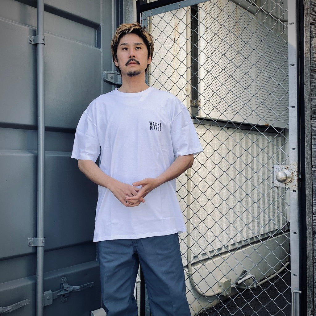 水洗重磅圓領T卹（第3型）#白色 [25SS-WMT-WT03]