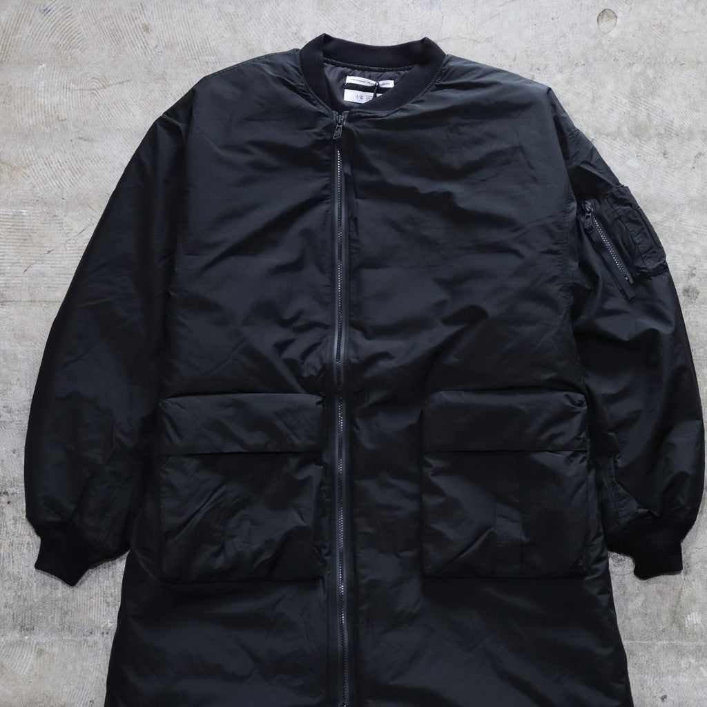 RECYCLED DOWN MA-1 LONG COAT #Black [FSU09242U0001]