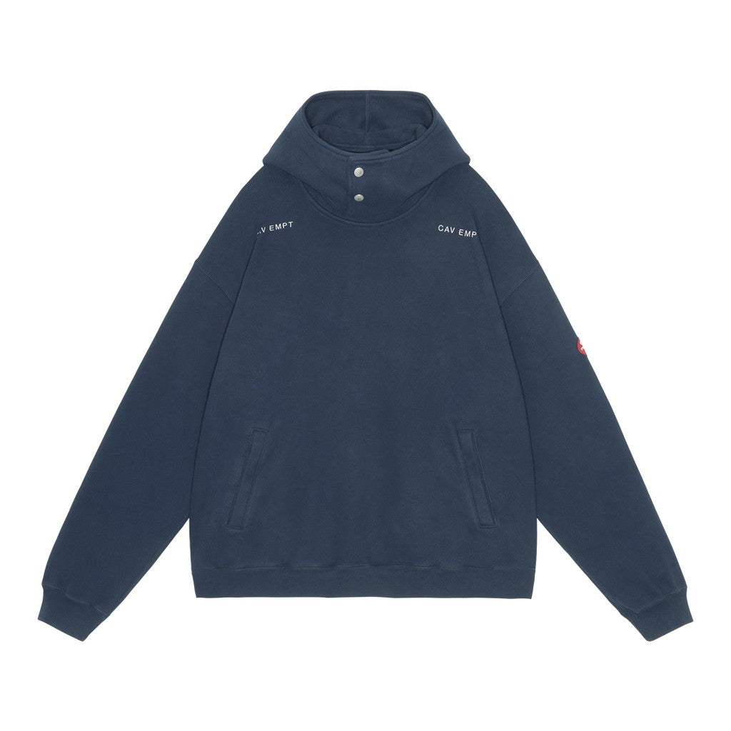 NECK SNAP DBL KNIT HOODY #NAVY [CES28CS17]