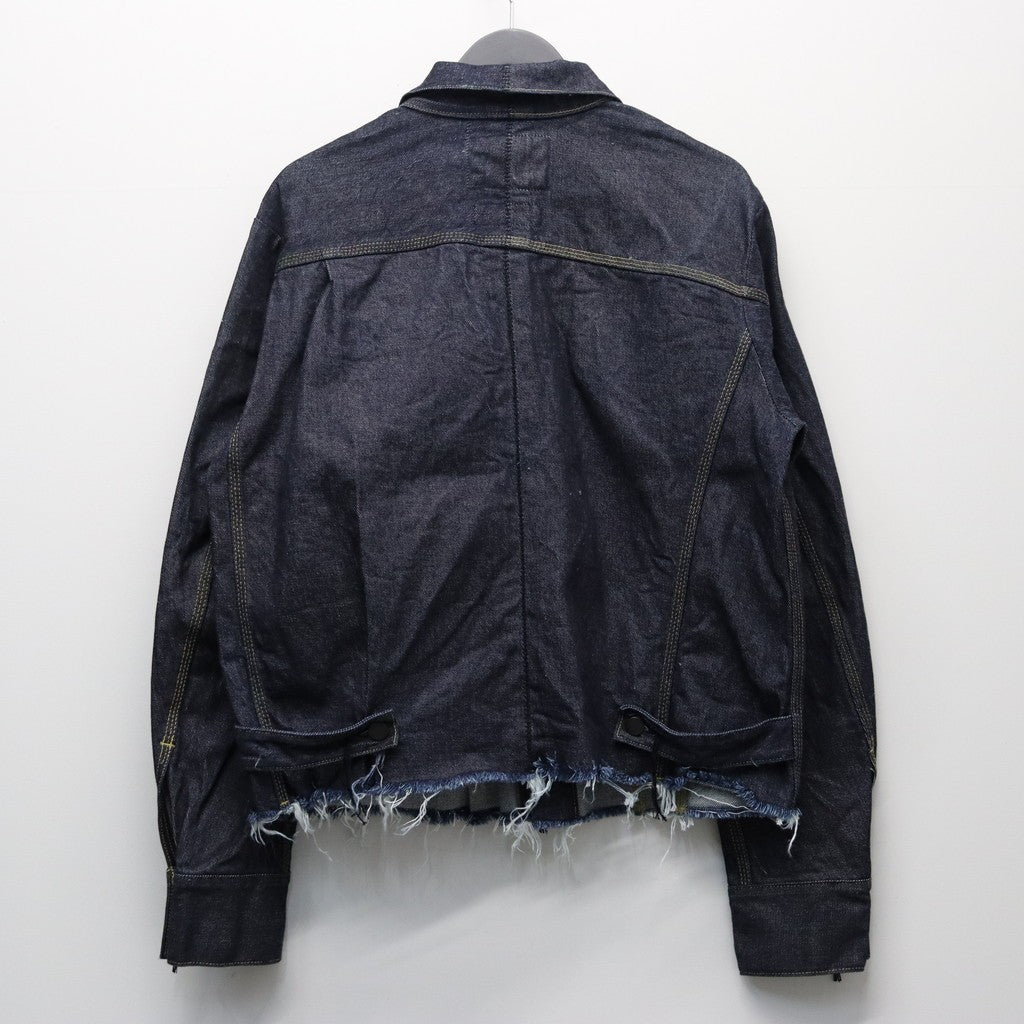 Deconstructed Denim Tracker(KOJIMA) #INDIGO [M-P3-LO5]