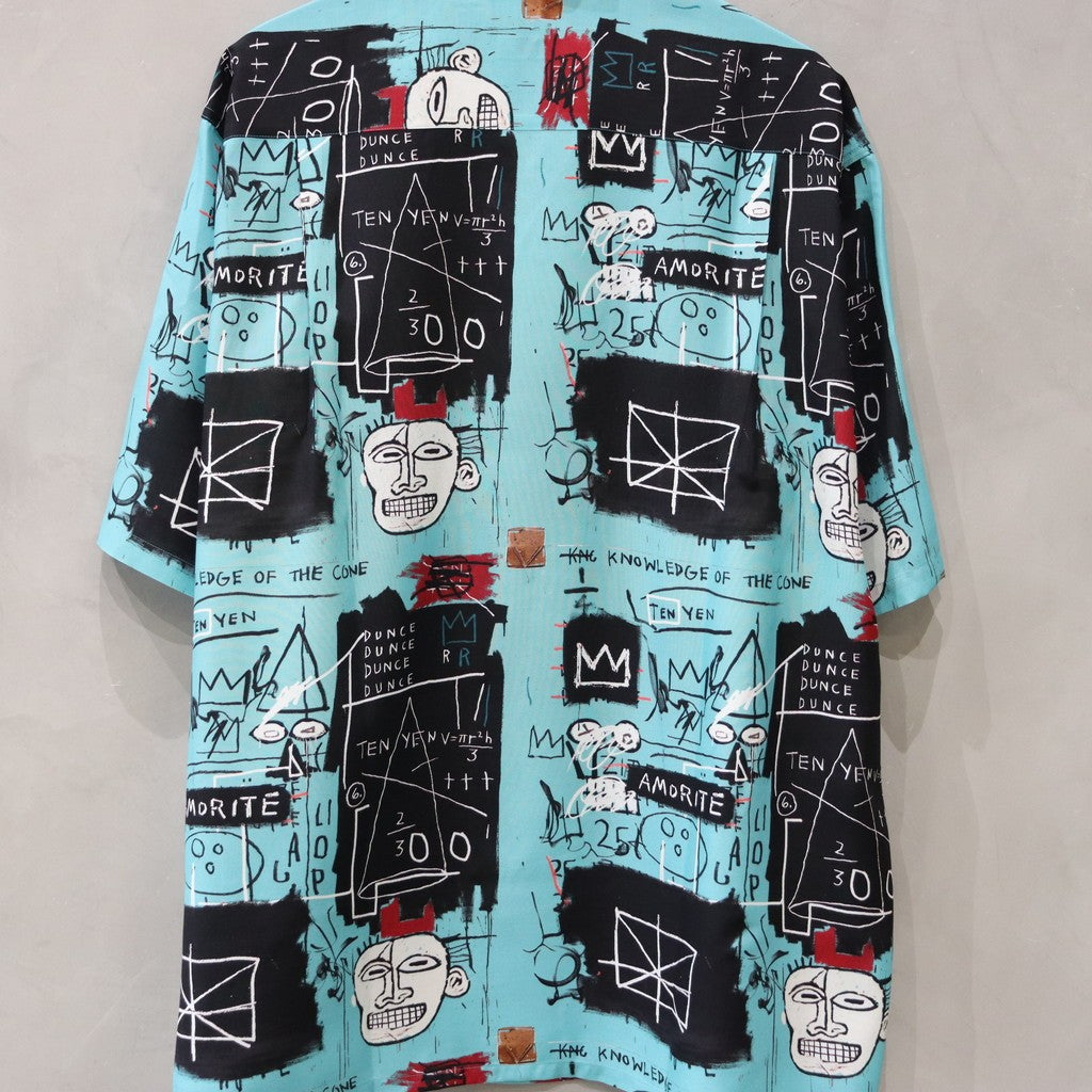 JEAN-MICHEL BASQUIAT | S/S HAWAIIAN SHIRT -TYPE 2- #ONE [BASQUIAT-WM-H