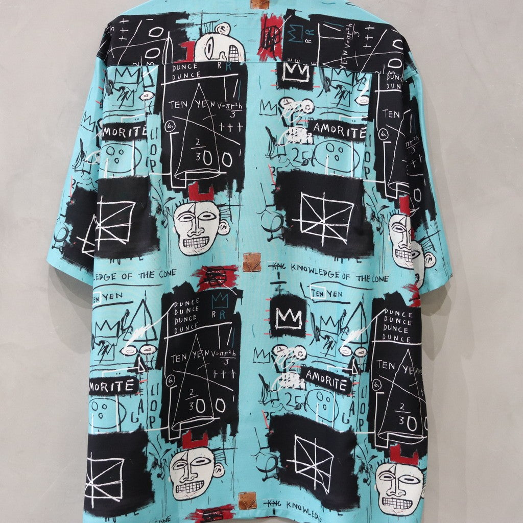 JEAN-MICHEL BASQUIAT | S/S HAWAIIAN SHIRT -TYPE 2- #ONE [BASQUIAT-WM-HI23]
