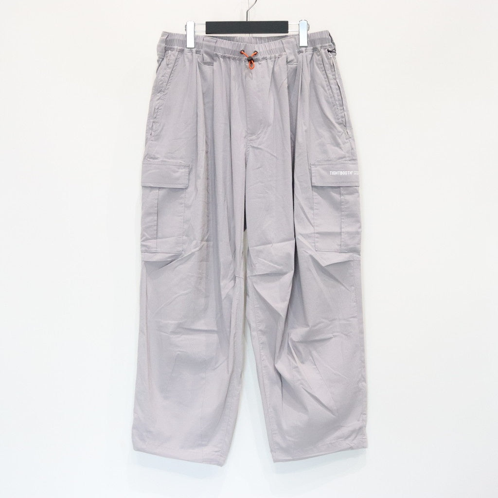 SEERSUCKER CARGO BALLOON PANTS #Grey [SU25-B06]