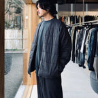 TECH PERTEX REVERSIBLE HIKER CARDIGAN (3M撥水中綿) #BLACK [BW-21026W]