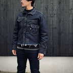 Deconstructed Denim Tracker(KOJIMA) #INDIGO [M-P3-LO5]