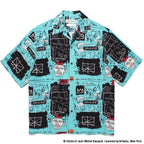 JEAN-MICHEL BASQUIAT | S/S HAWAIIAN SHIRT -TYPE 2- #ONE [BASQUIAT-WM-HI23]