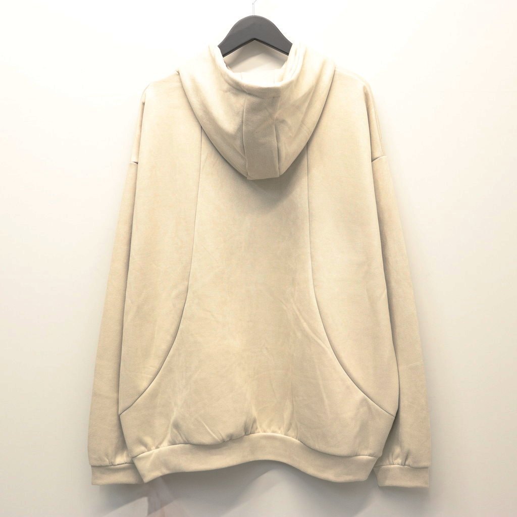 麂皮連帽衫 #灰色 [FW25-SW06]