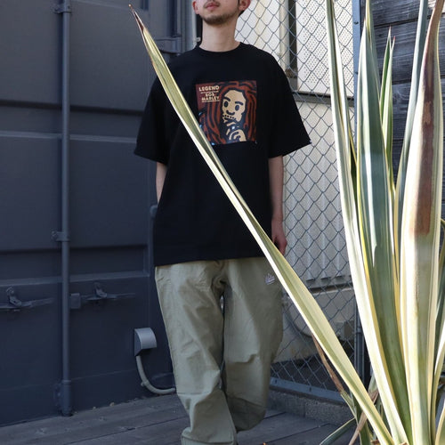 BOB MARLEY | COTTON T-SHIRT_LEGEND #BLACK [CCC-261T011]