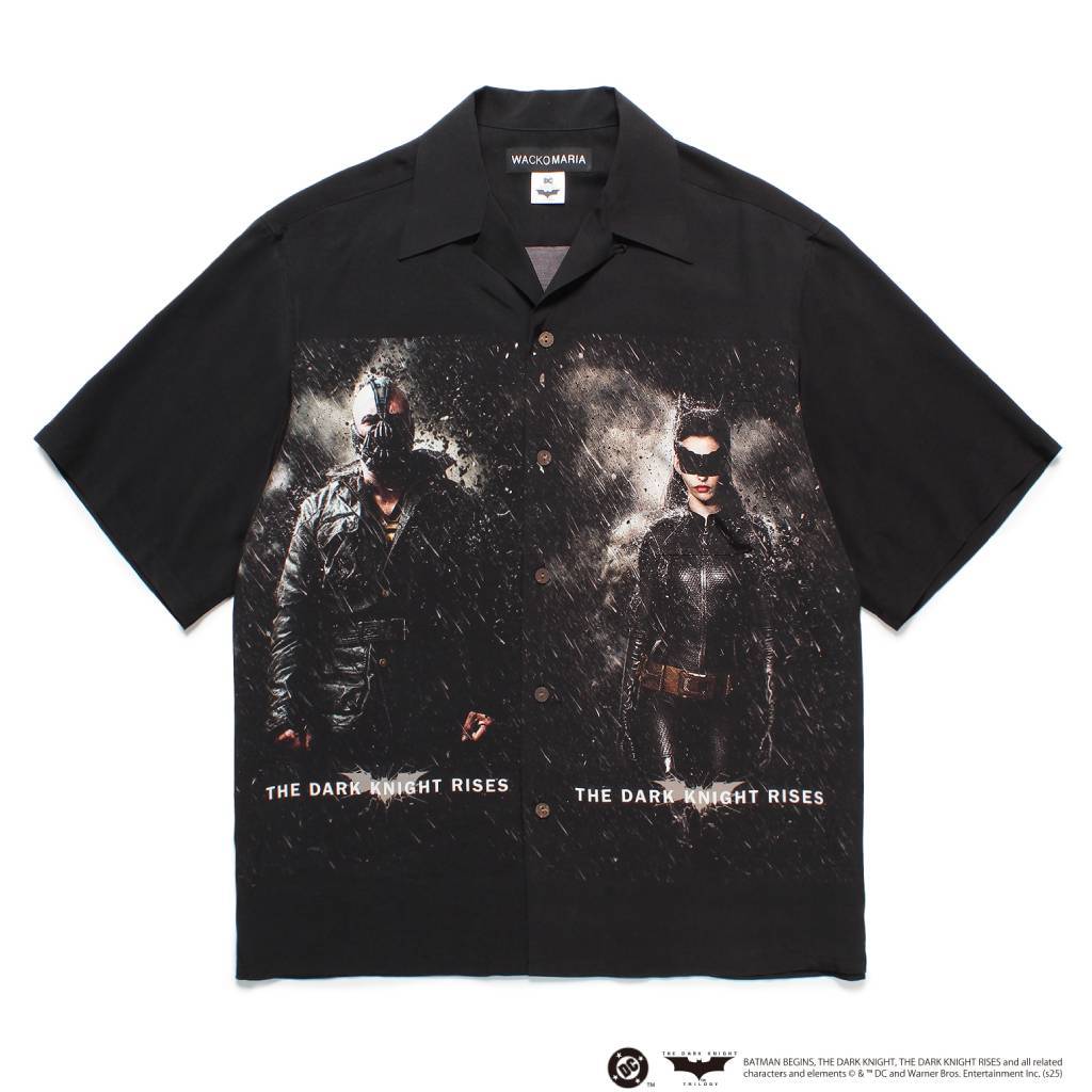 THE DARK KNIGHT TRILOGY | S/S HAWAIIAN SHIRT ( TYPE-3 ) #ONE [TDKT-WM-HI03]