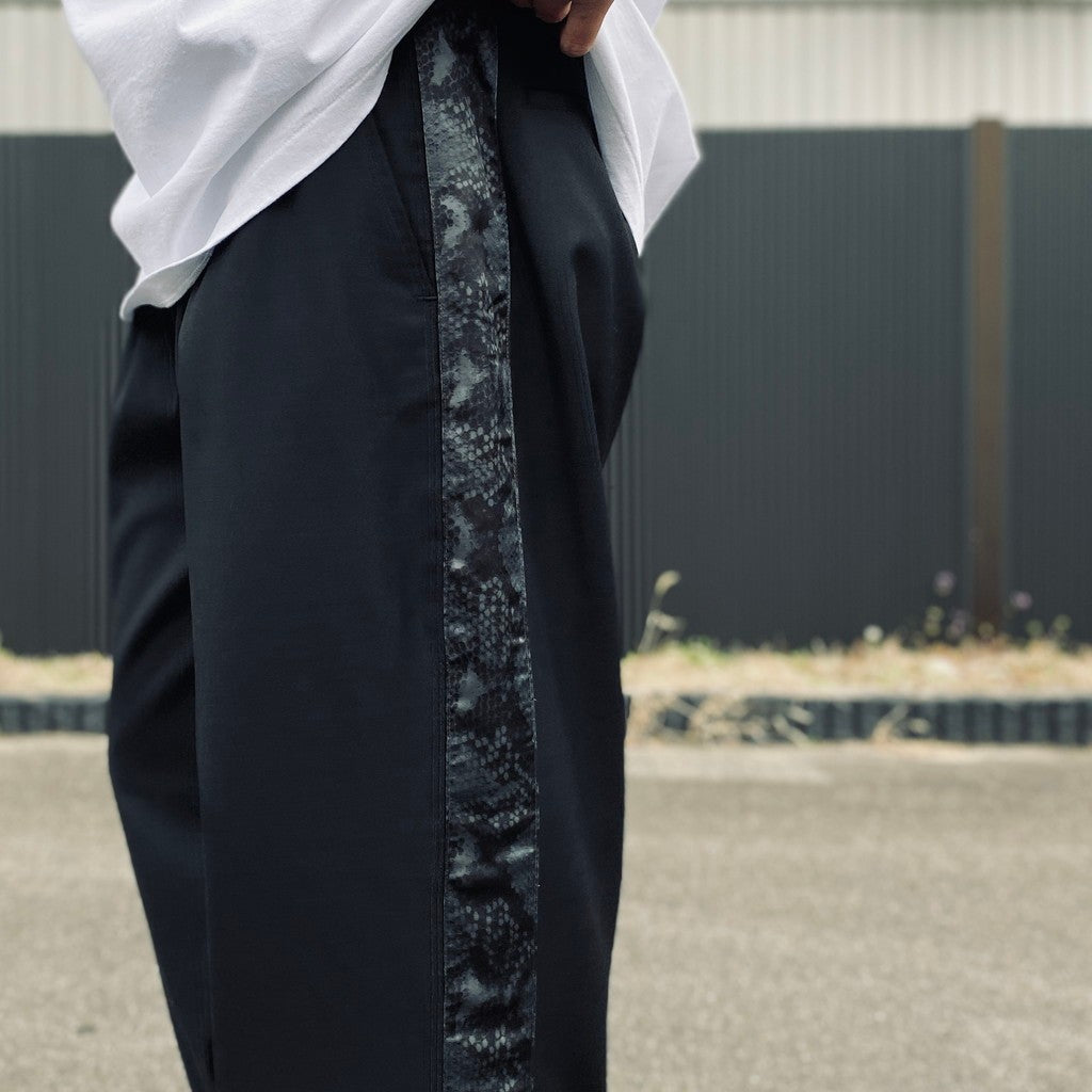 Side line python pants #black [BV-PT2600510]
