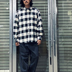 法蘭絨常規領襯衫 #白色 [24FW-WMS-RC01]