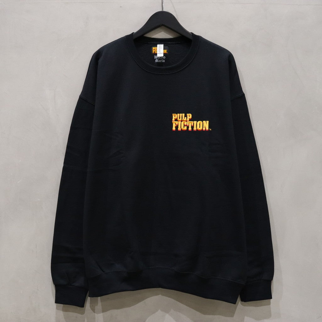 PULP FICTION | CREW NECK SWEAT SHIRT ( TYPE-5 ) #BLACK [PF-WM-SS11]