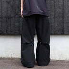 WX-P1 Zip-Extentsion Wide Trousers #Black [GOOPI-26SS-MAY-01]