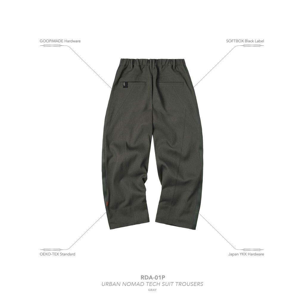 "RDA-01P" - 都市遊牧科技西裝褲 #灰色 [GOOPI-25SS-FEB-02]