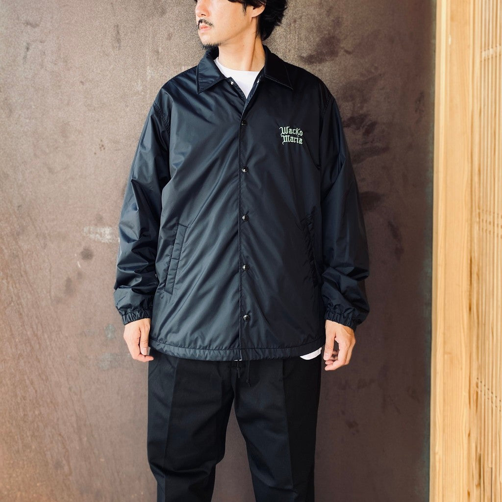 COACH JACKET ( TYPE-2 ) #BLACK/GREEN [26FWE-WMO-BL07]