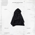 G7-H3 「Ｍantle」 Double-Layer Hoodie #BLACK [GOOPI-23AW-JAN-03]