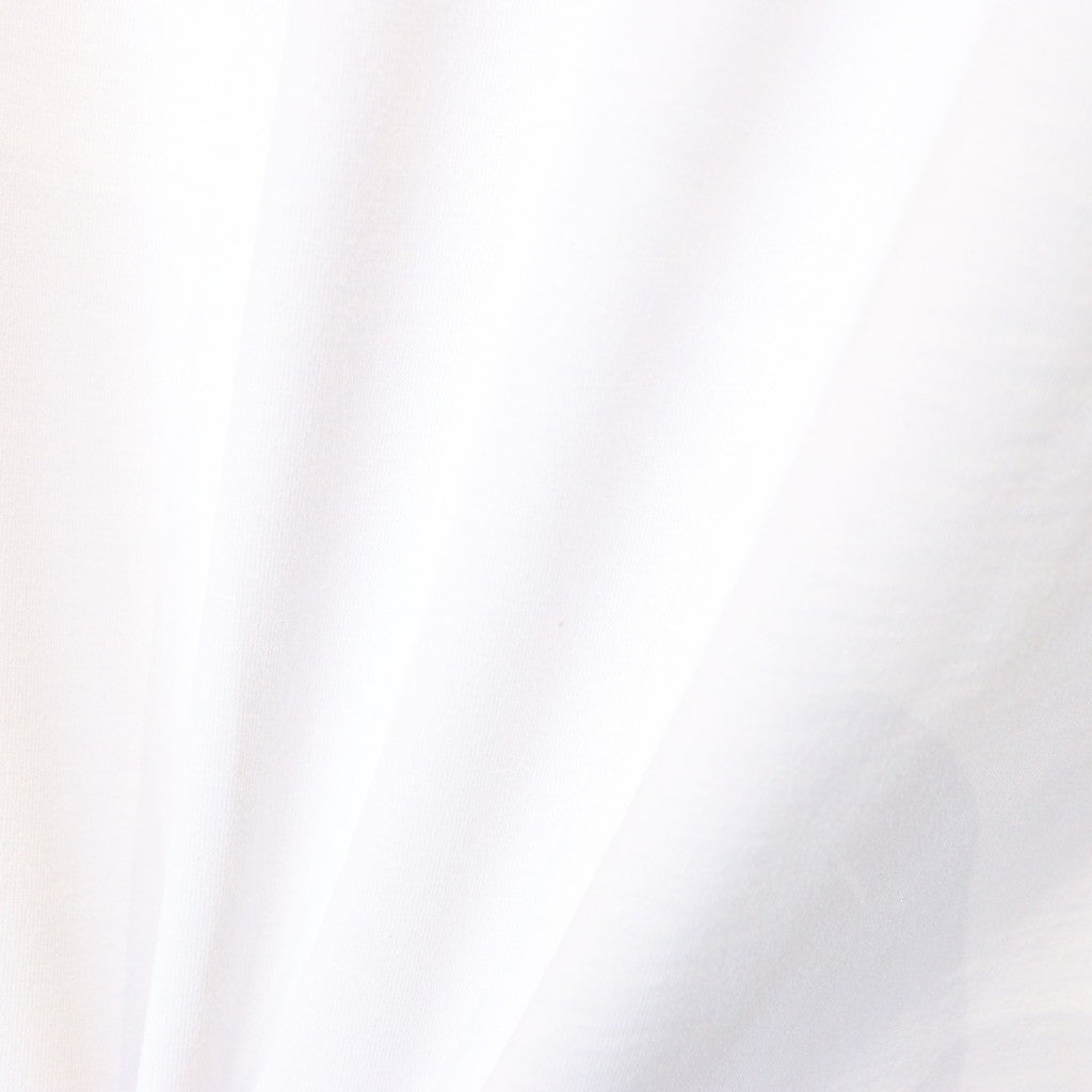 TECH DRAWSTRING TEE L/S #WHITE [BE-31025W]