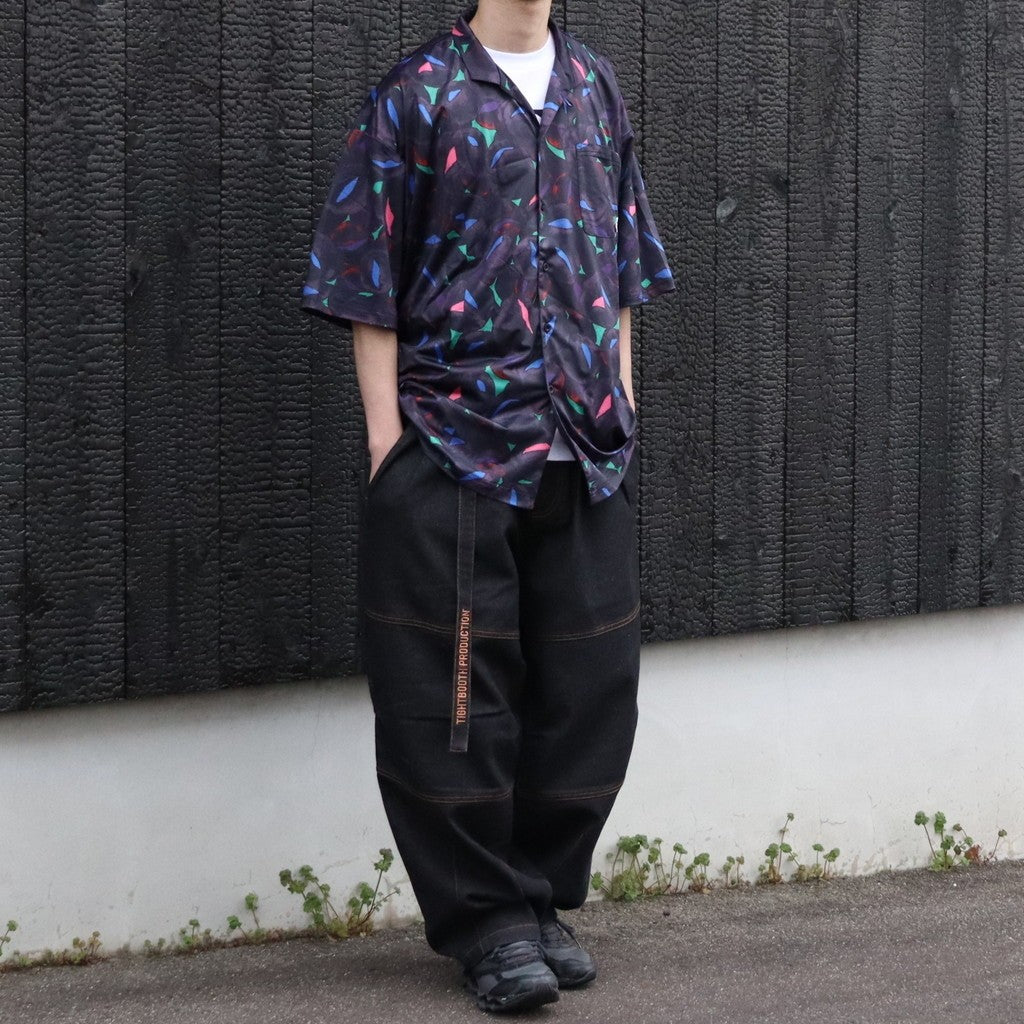 JULIEN OPEN S/S SHIRT #Black [26SS-S02]