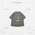 M005-i 「Crescent-G」 Graphic Tee #GRAY [GOOPI-24SS-APR-04]