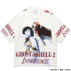 GHOST IN THE SHELL 2 INNOCENCE | Ghost in the Shell | S/S HAWAIIAN SHIRT -TYPE 1- #WHITE [INNOCENCE-WM-HI01]