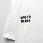 DEATH ROW RECORDS | WASHED HEAVY WEIGHT CREW NECK T-SHIRT #WHITE [DEATHROW-WM-WT02]