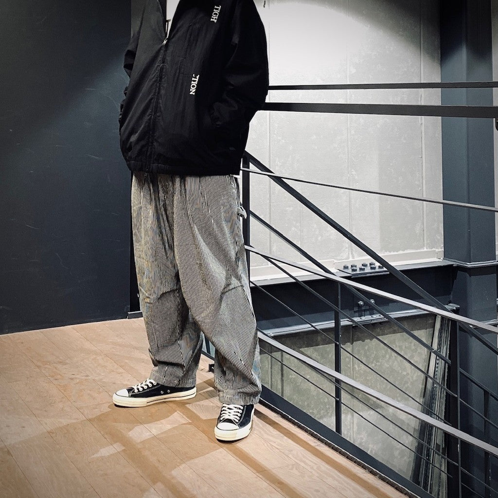 HICKORY PAINTER BALLOON PANTS #Black [SS25-B09]