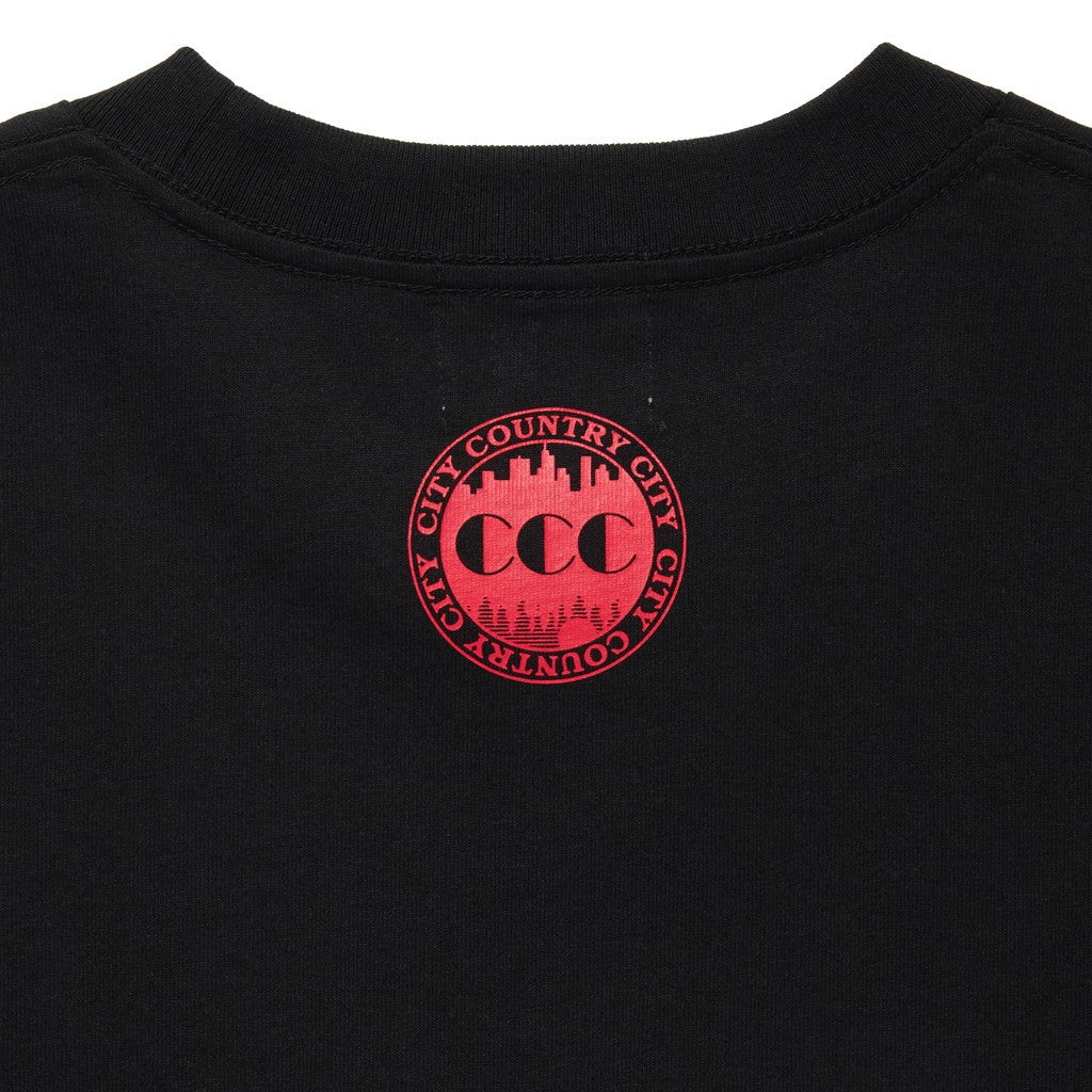 COTTON T-SHIRT_CCC DUB #BLACK [CCC-261T004]