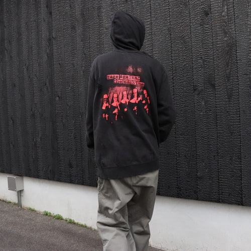 WORN-OUT 「RAGE AGAINST MACHINE」 HOODY #BLACK [tl24f040]