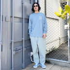 Embroiderd Logo Strech Easy Pants #DEEP BLUE GRAY [CCC-241P004]