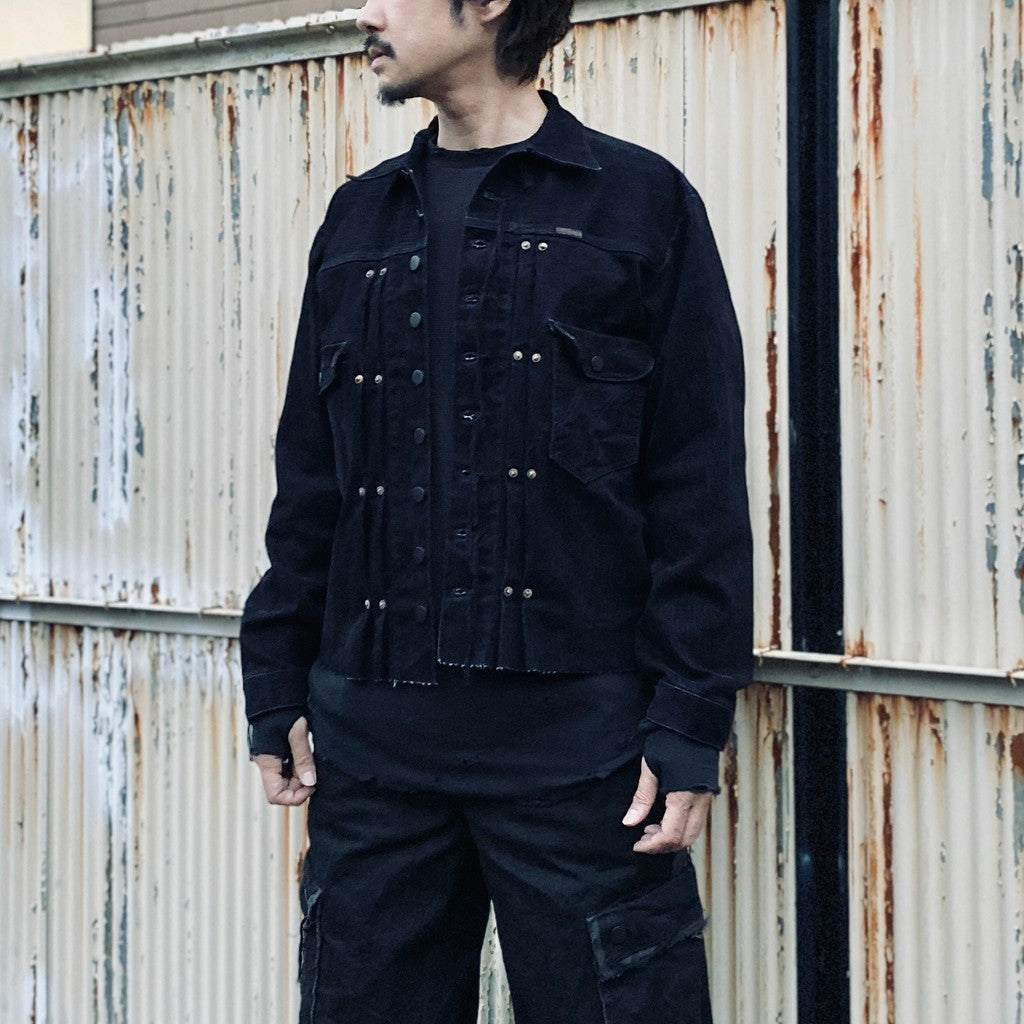 Velvet 11MS (FLOCKY DENIM) #BLACK [M-P2-LO4]