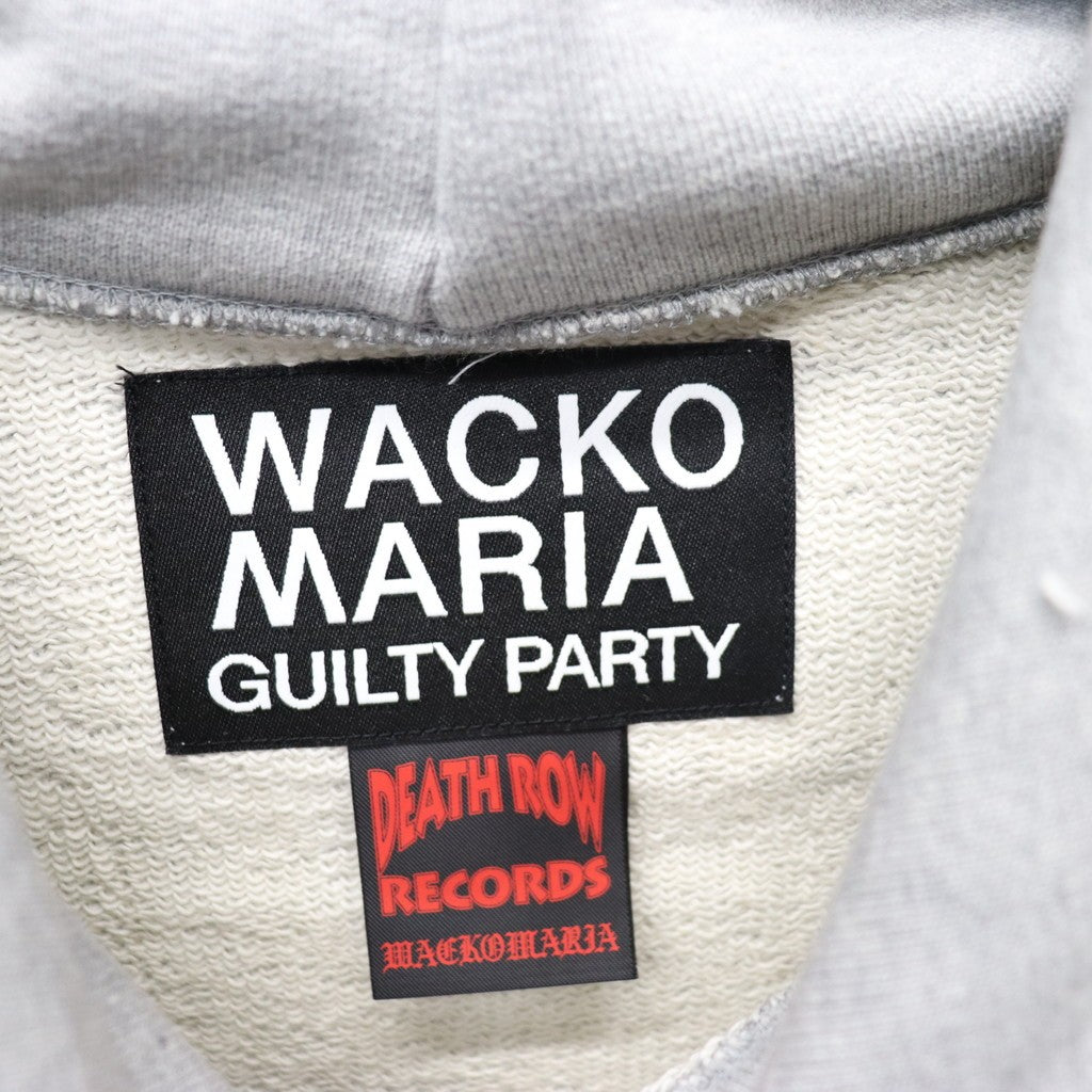 DEATH ROW RECORDS | HEAVY WEIGHT PULLOVER HOODED SWEAT SHIRT #GRAY [DEATHROW-WM-SS05]
