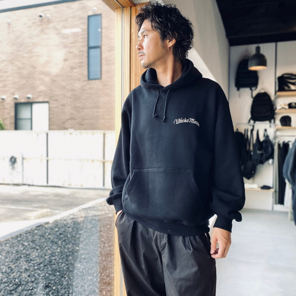 MIDDLE WEIGHT PULLOVER HOODED SWEAT SHIRT ( TYPE-2 ) #BLACK [25FW