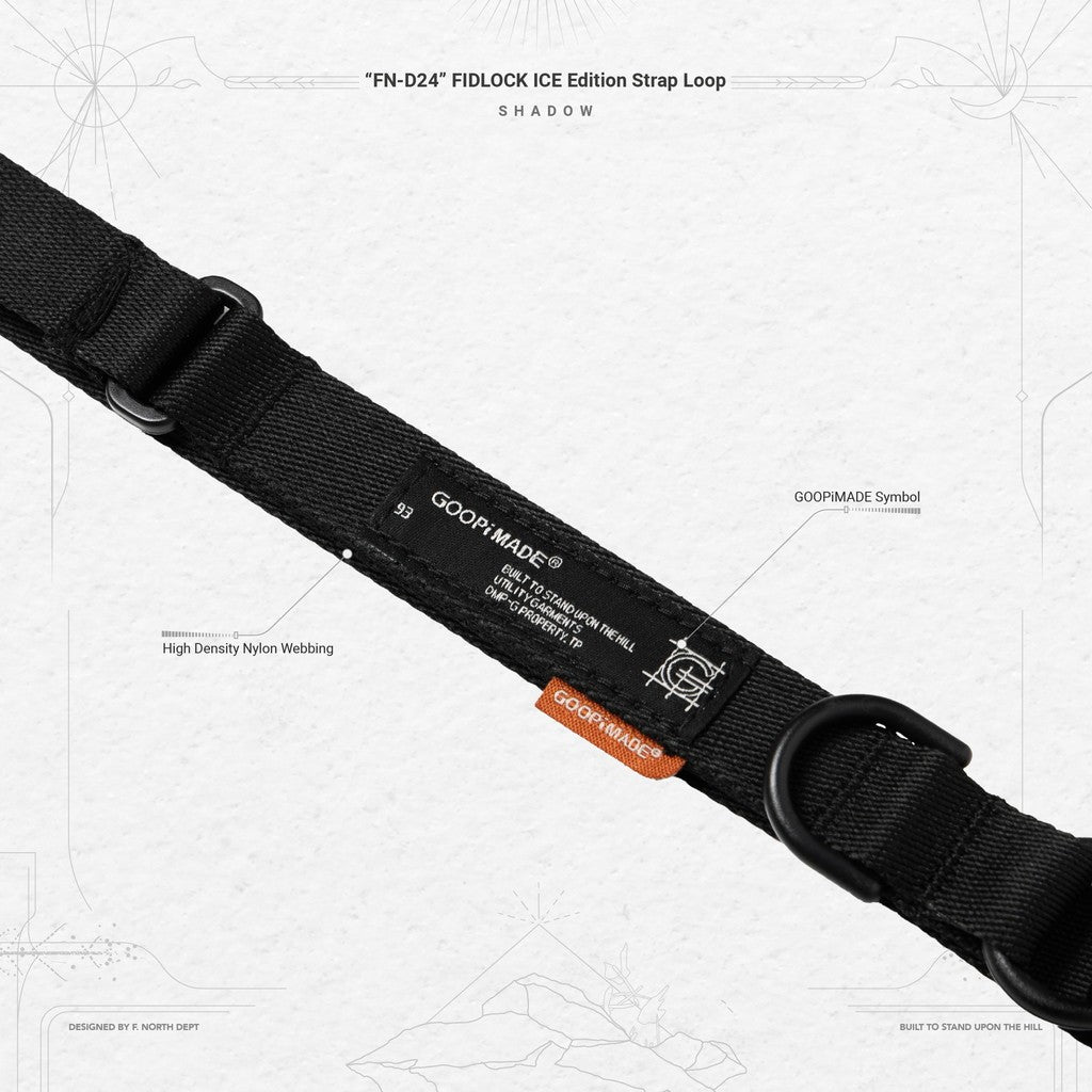 "FN-D24" FIDLOCK ICE 版錶帶環 #SHADOW [GOOPI-24SS-JUN-03]