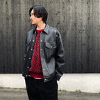 LEOPARD JACQUARD SWEATER ( TYPE-1 ) #RED [26SS-WMK-KN13]