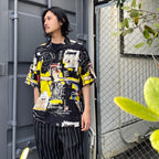 JEAN-MICHEL BASQUIAT | S/S HAWAIIAN SHIRT -TYPE 1- #ONE [BASQUIAT-WM-HI22]