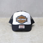 哈雷戴維森 | ROAD DAWG 彎簷貼片帽 #黑色/白色 [HD25SS-CAP-02]