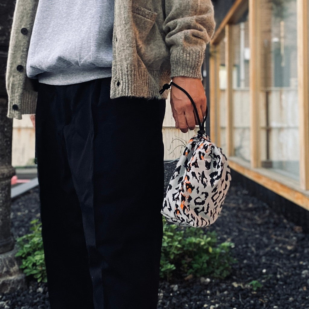 LEOPARD POUCH ( TYPE-1 ) #GRAY [26FW-WMA-BG18]