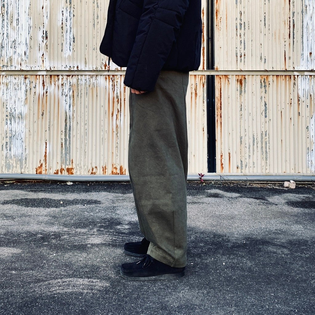 OVERDYE CURVE PANTS #D-GREEN [AY-1019]