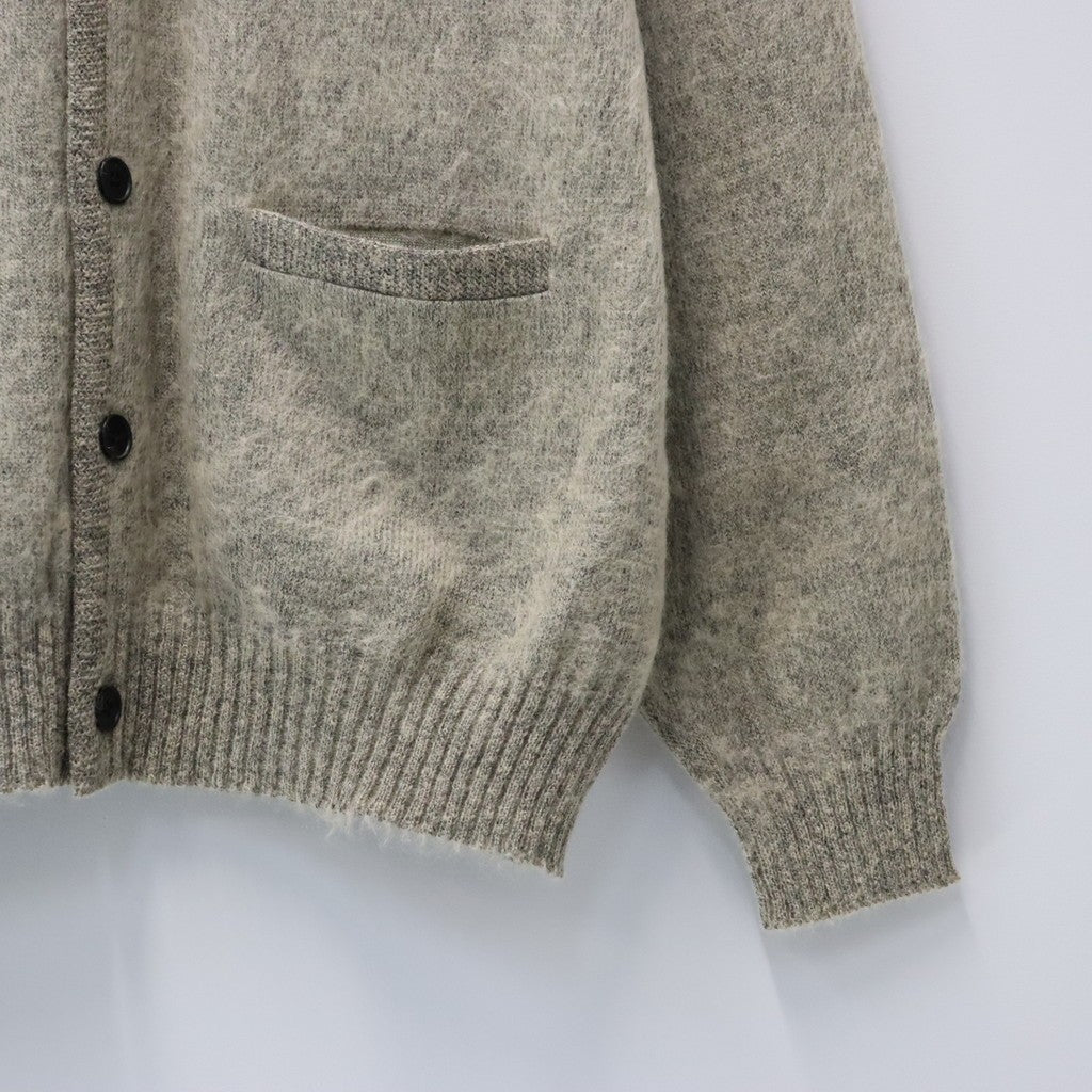 MOHAIR CARDIGAN #IVORY [26FW-WMK-KN09]